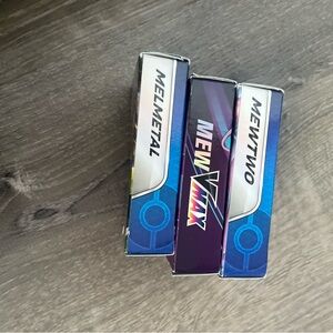 Pokemon Trading Card Boxes - Melmetal, Mewtwo, Mew VMAX